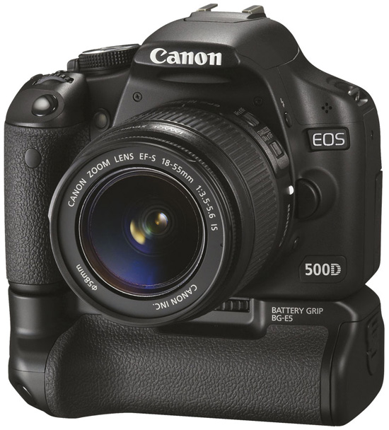 Canon EOS 500D พัฒนาต่อเนื่องจากรุ่น 450D