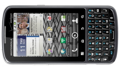 Verizon เผยโฉม Motorola Droid Pro เครื่องแนวตั้งพร้อมคีย์บอร์ดเต็มแผง!
