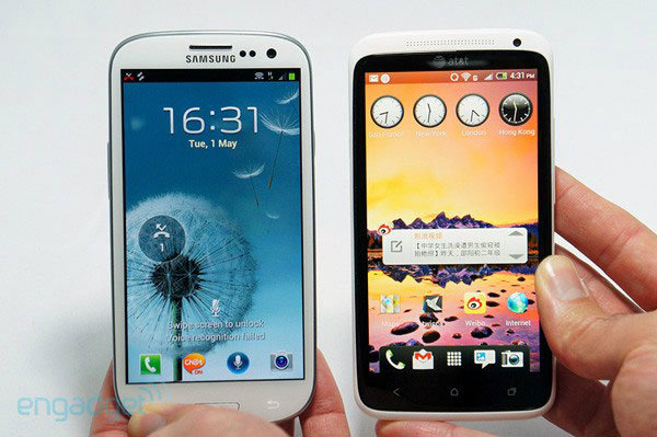 เทียบ Samsung Galaxy S III กับมือถือตัวท็อป iPhone 4S, HTC One X, Nokia Lumia 900