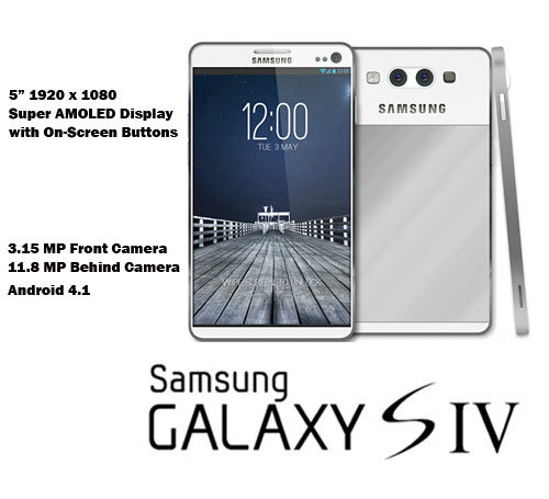 ลืออีก !! Galaxy S4 มาพร้อมจอขนาด 5 นิ้ว Super AMOLED