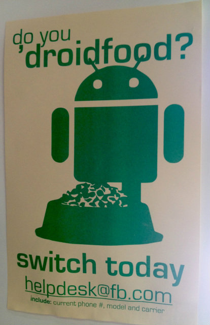 Facebook หนุนพนักงานให้ใช้ Android